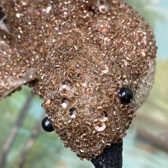 RARE Hand Embellished Bird of Peace Ornamental Holiday Decor Clip - Picture 4 of 5